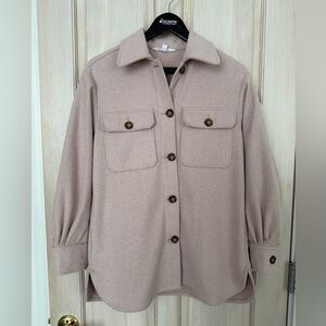BB Dakota Light Pink Shirt Jacket